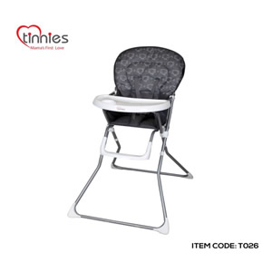 Tinnies Baby High Chair Black