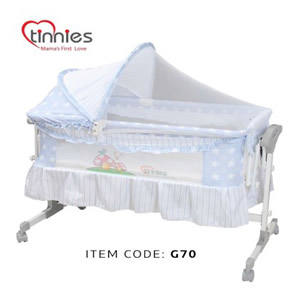 Baby Crib New Born Blue