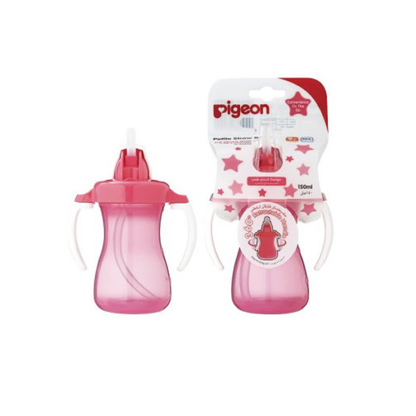 Pigeon Petite Straw Bottle 150ML (Pink) D150
