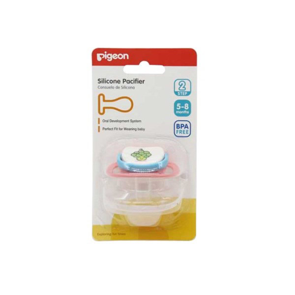 Pigeon Silicone Pacifier Step 2 (Pink) N13677