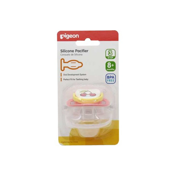 Pigeon Silicone Pacifier Step 3 (Pink) N13678