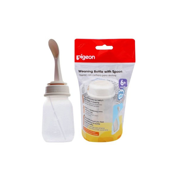 Pigeon Weaning Bottle With Spoon 120ML D328