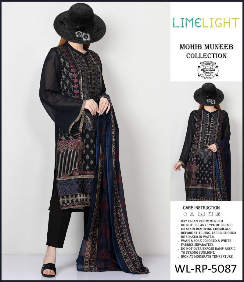 Lime light New Design Linen 5087 Black