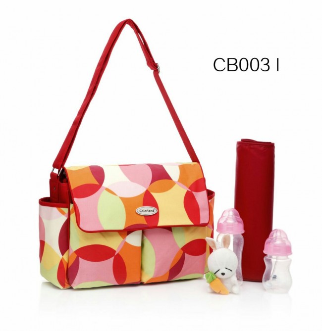 Colorland MOTHER BAG Red Diapers