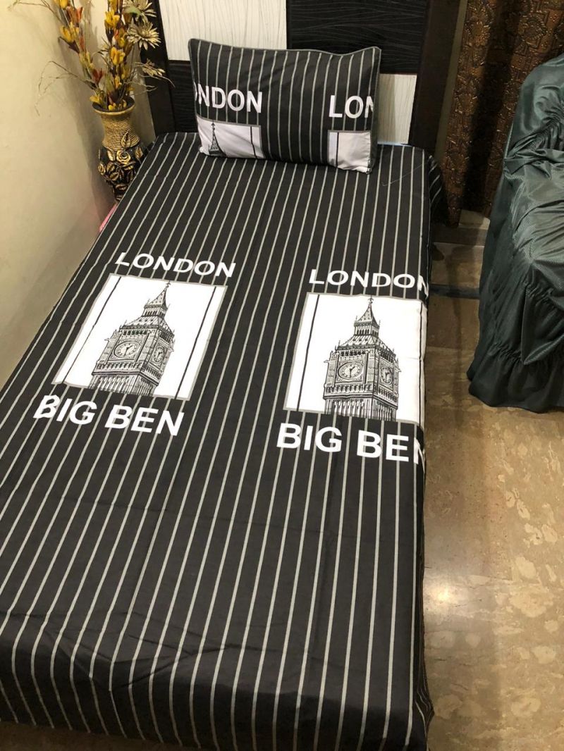 Imported Quality Single Bedsheet New Design BS-0023