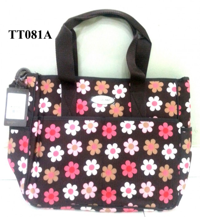 Colorland MOTHER BAG (L) Brown Flowers