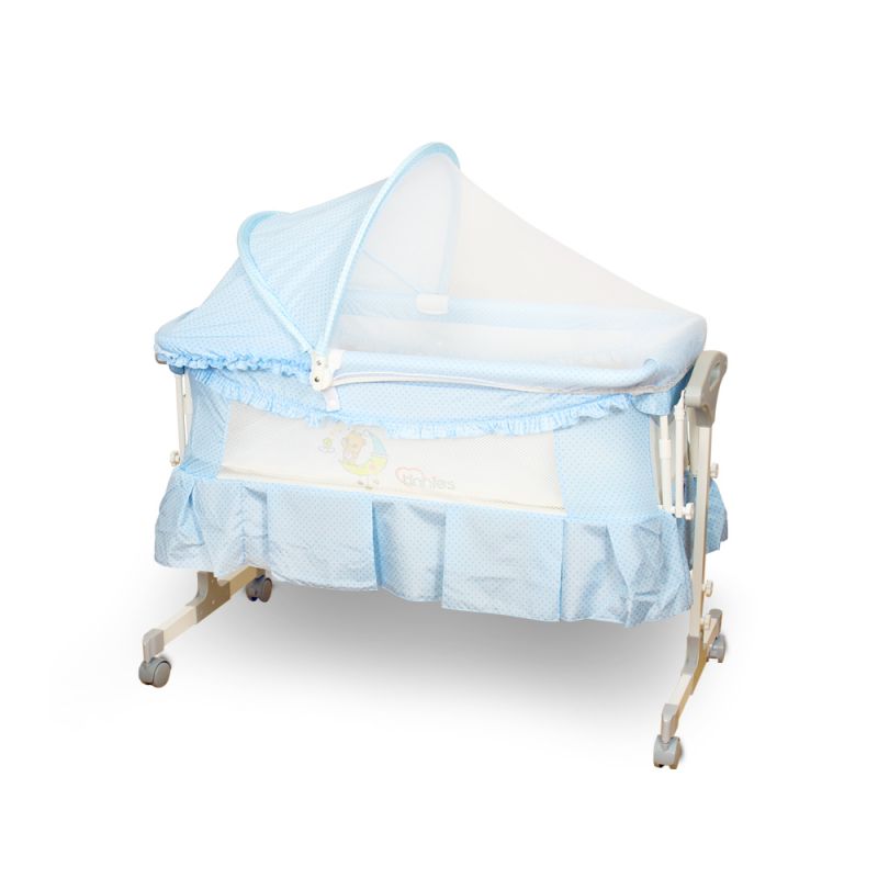 Tinnies baby crib for new born Blue