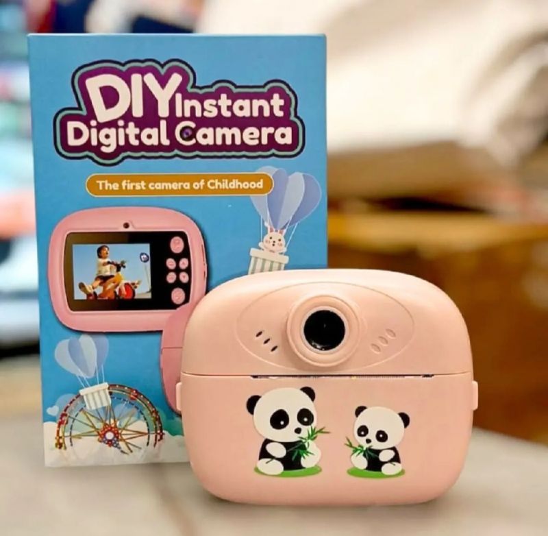 Instant Print Digital Dual Lens Camera Toy For Kids