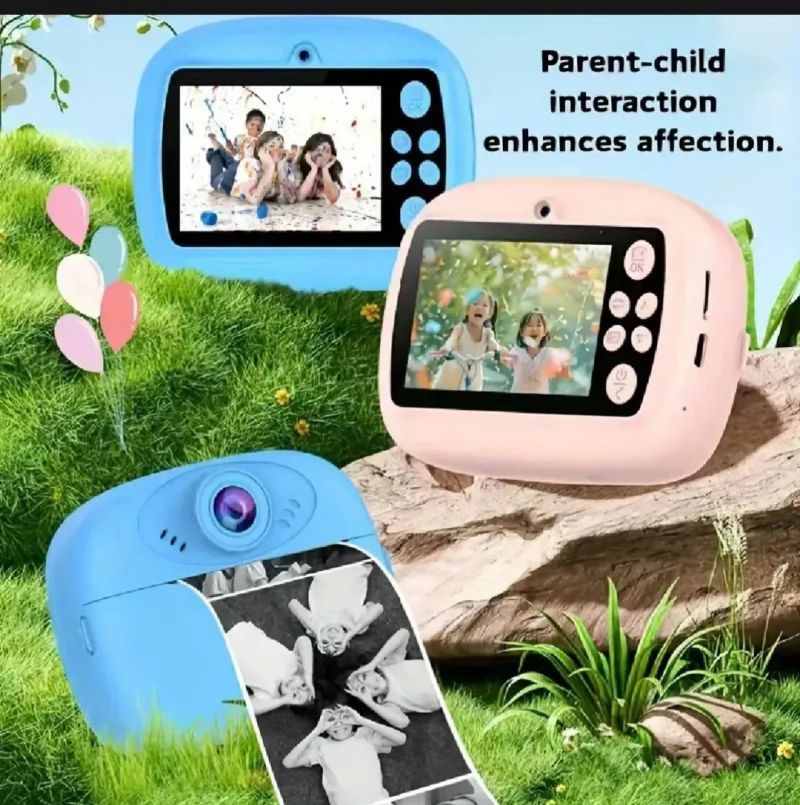 Instant Print Digital Dual Lens Camera Toy For Kids
