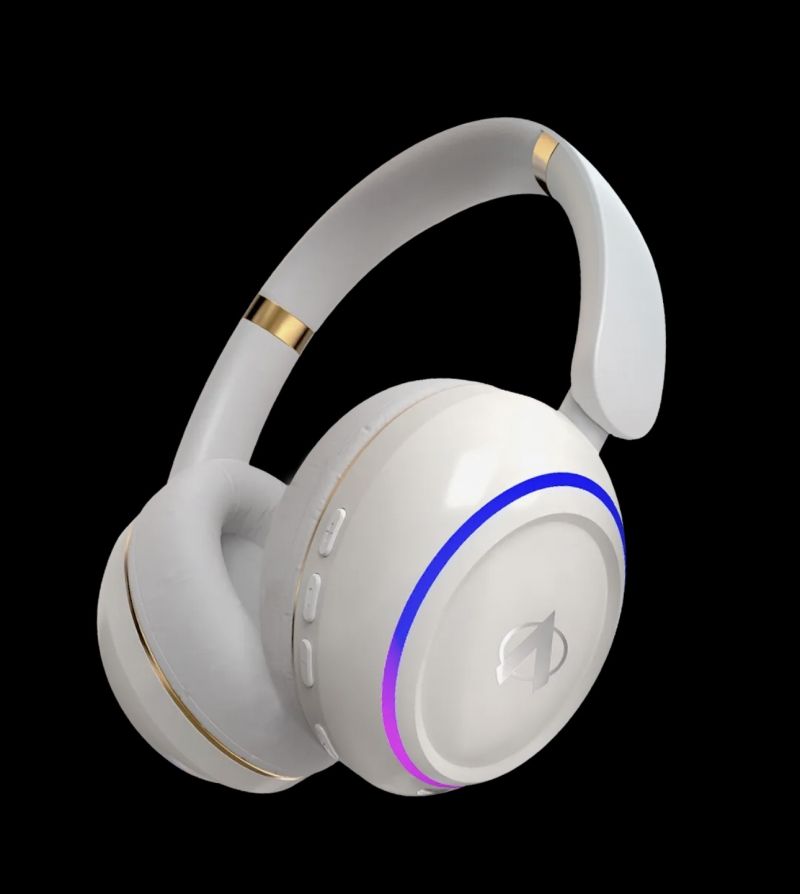 Audionic Hammer Wireless Headphones with Bluetooth 5.4 | Noise Cancelling Headphones | Gaming Mode | 60Hrs Playtime | Deep Bass headphones | ENC Mic | RGB Lights | Dual Pairing