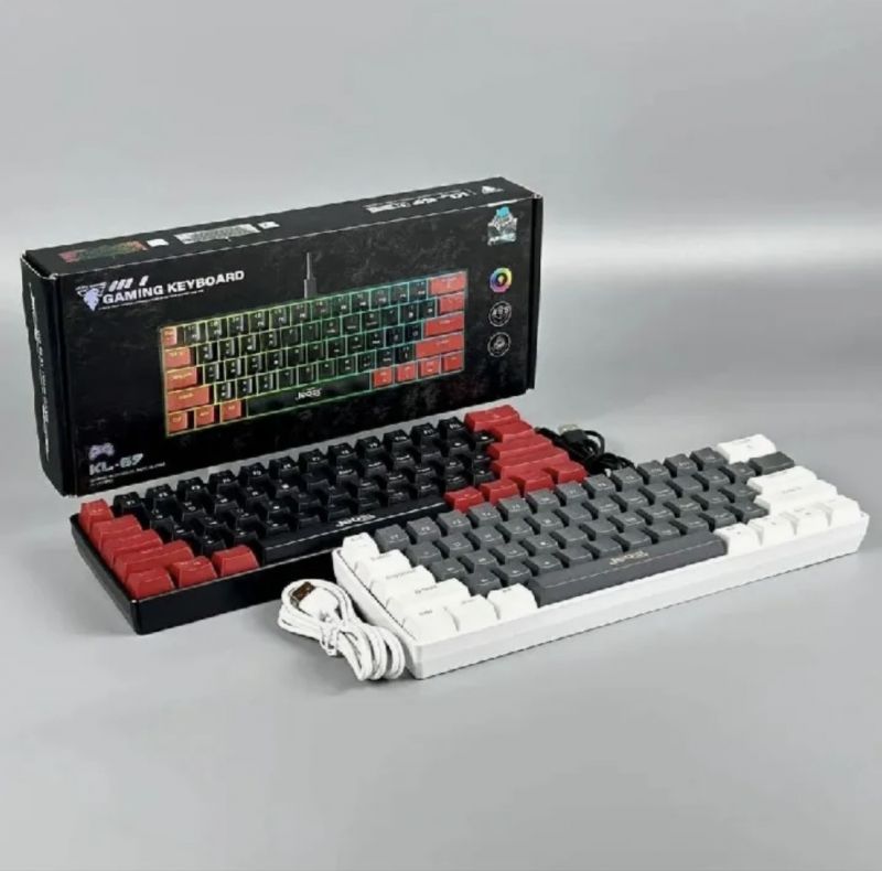 jedel kl 69 Rainbow Mechanical Rgb Keyboard Red switch Gaming RGB Keyboard