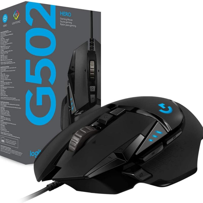 Logitech G502 Gaming Mouse HERO High Performance