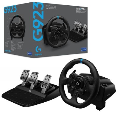 Logitech G923 Racing Wheel and Pedals for PS5, PS4 and PC