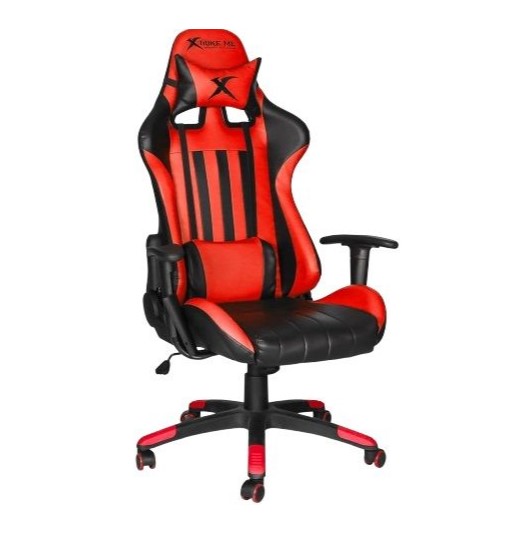 Xtrike Me Gc-905 Bk Ergonomic Adjustable Gaming Chair Caster Wheels Red