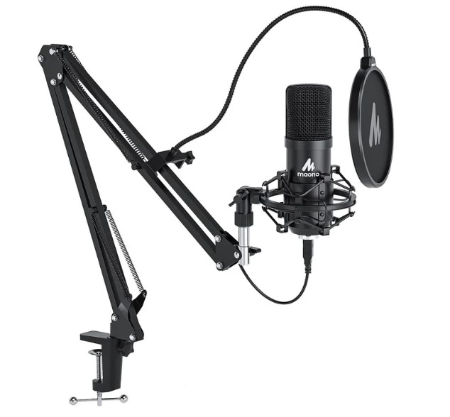 Maono AU-A04 Podcasting Microphone Kit Black