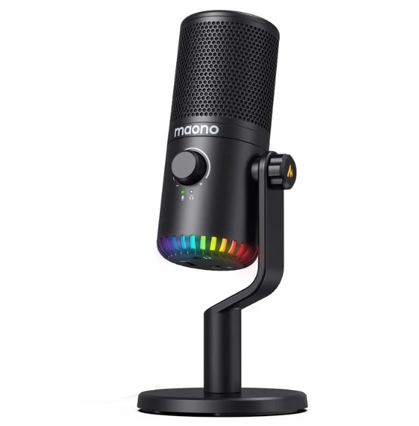 Maono DM30 RGB USB Condenser Microphone Black