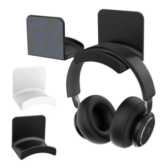 Universal Wall Mounted Headphone Stand Gaming Controller Holder Headset Display Rack Under Desk Hanger Hook For Earphone