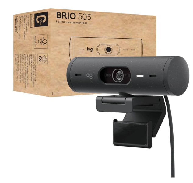 Logitech Brio 505 HD Business Webcam