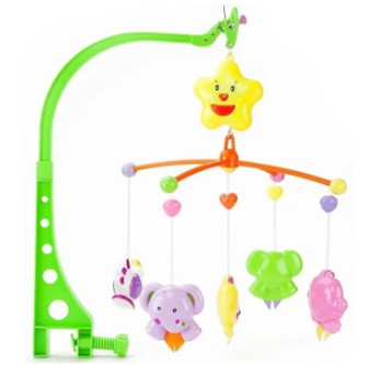 Baby Musical Crib Mobile With Hanging Rotating Toys, Sweet Cuddles Musical Cot Mobile Tweety-Harmonious Music Box, Cartoon Rattles For Babies Boy Girl 0-24 Months, Newborn Sleep With Melodies