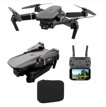 E88 Foldable Mini Drone with HD Camera – WiFi FPV Remote Control Quadcopter Toy for Kids & Adults