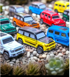 Mercedes Benz G-Class Diecast Cars | 1:64 Scale Alloy Pull Back Car Toys for Kids | High-Quality Tin Metal Body Jeep Models | Best Gift for Children & Boys | Available in 12 Piece and 24 Piece Set