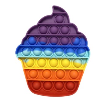 POP Toy Bubble Squeeze sun light change colour Sensory Fidget Toy Pop It Figit Toy Fidget Toys Special Needs Stress Reliever, Push Bubble Gadgets