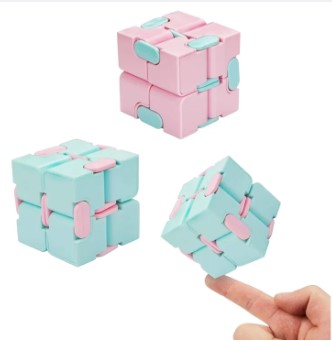 Infinity Cube Fidget Cube Toy, Anxiety Relief Fidget Finger Toys For Kids And Adults