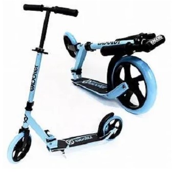 Teens Adult Foldable Adjustable Height 2-Wheel Kick Scooter Aluminum Alloy