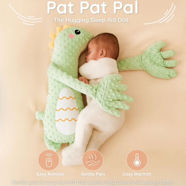 The Hugging Doll That Pats Your Baby to Sleep - Dilly Dino