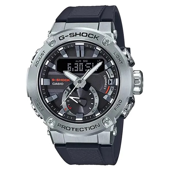 Casio G-Shock GST-B200-1A Solar Powered Dual Dial Watch