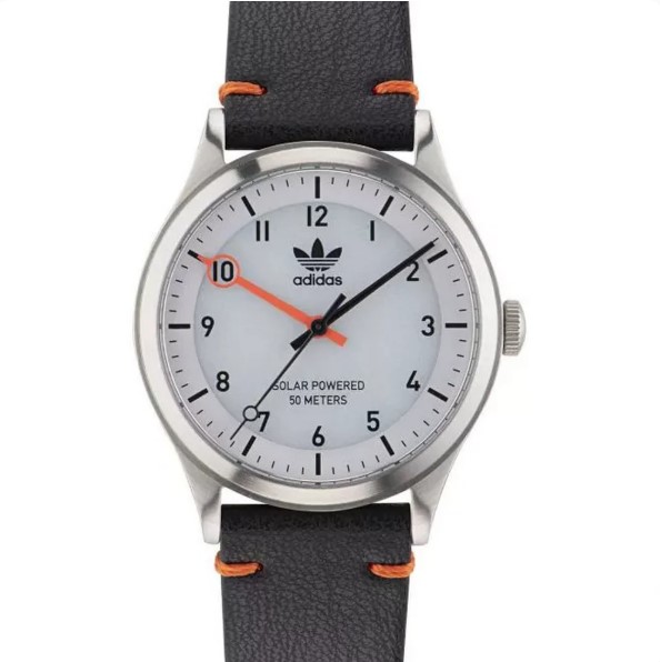 Adidas AOST23045 White Dial Solar Watch