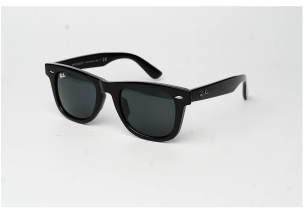 Ray Ban - 2140 - 50 mm - Black - Acetate Wayfarer - Square - Sunglasses - Eyewear
