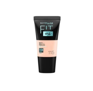 Maybelline New York Fit Me Matte & Poreless Liquid Foundation 18ml Tube - 115 Ivory - For Normal to Oily Skin