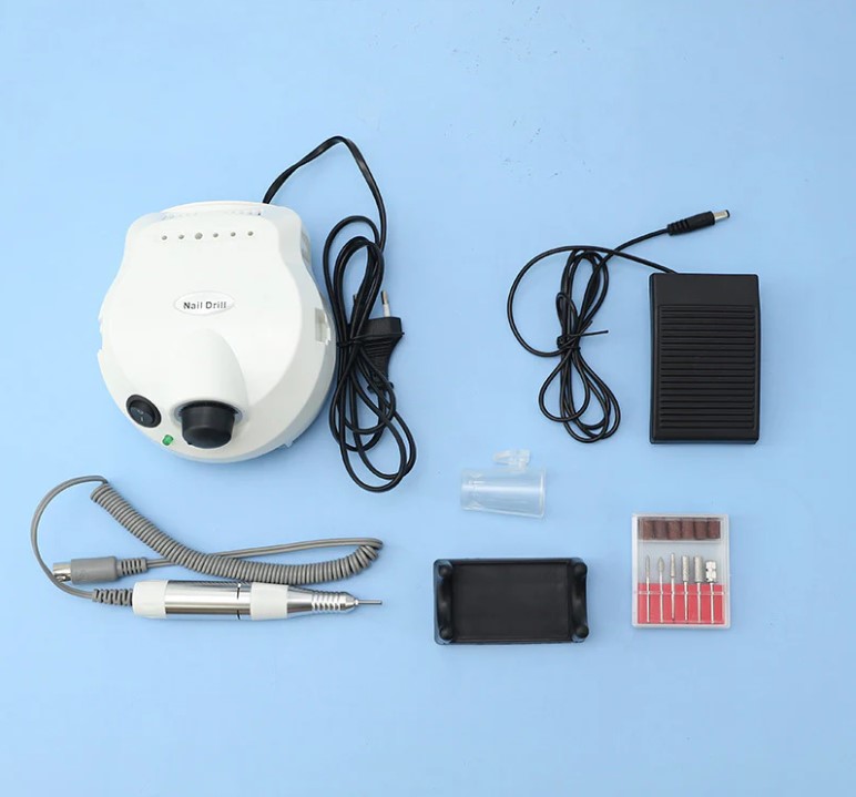 35000RPM Professional Electric Nail Drill Machine Kit – Manicure & Pedicure Tool