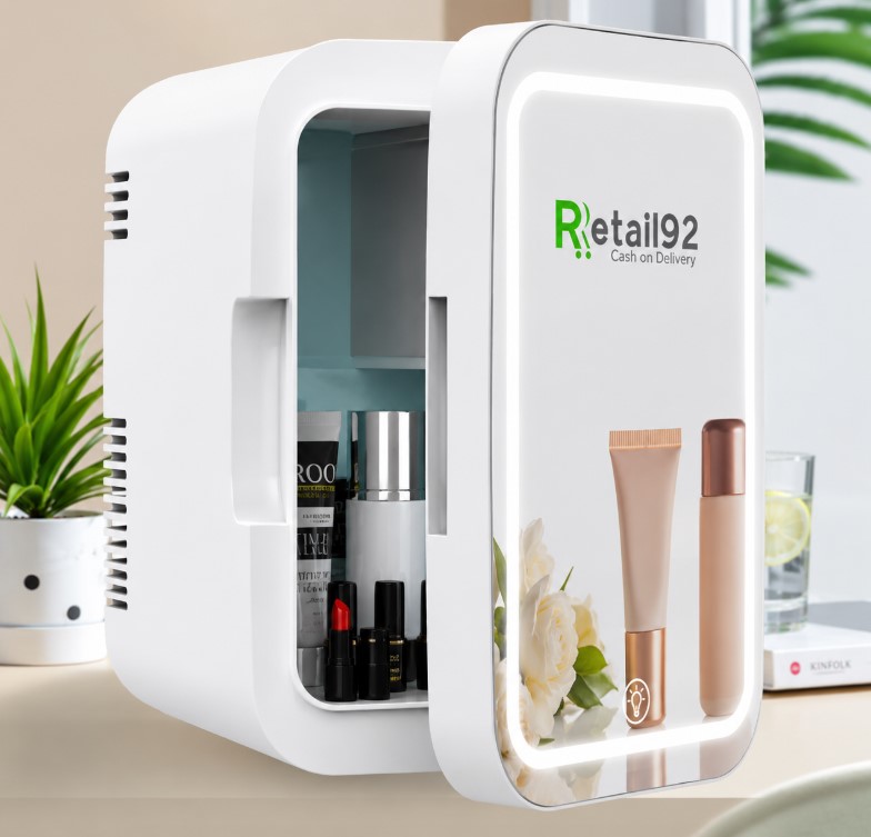 Mini Makeup Fridge: AC/DC Cooler & Warmer for Beauty & Skincare | Home & Car Use