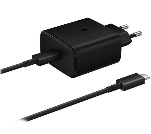 Samsung 45W USB-C Super Fast Charging Wall Charger with Type-C Cable – Black