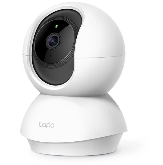 TP-Link Tapo C210 Pan/Tilt Home Security Wi-Fi Camera, 2K 3MP Video, 30 Ft Night Vision, Two-Way Audio