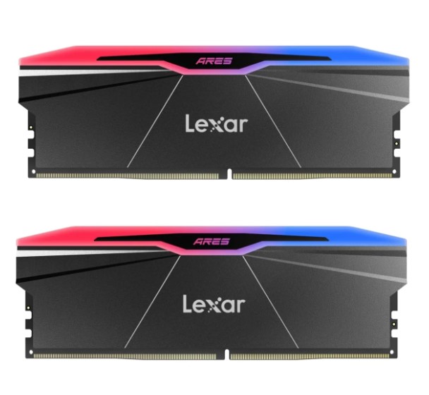 Lexar ARES Gen2 RGB DDR5 RAM, 32GB 2x16GB, 8000MT/s, Intel XMP 3.0, CL38-48-48-100, 1.45V, LD5U16G80C38BR-RGD