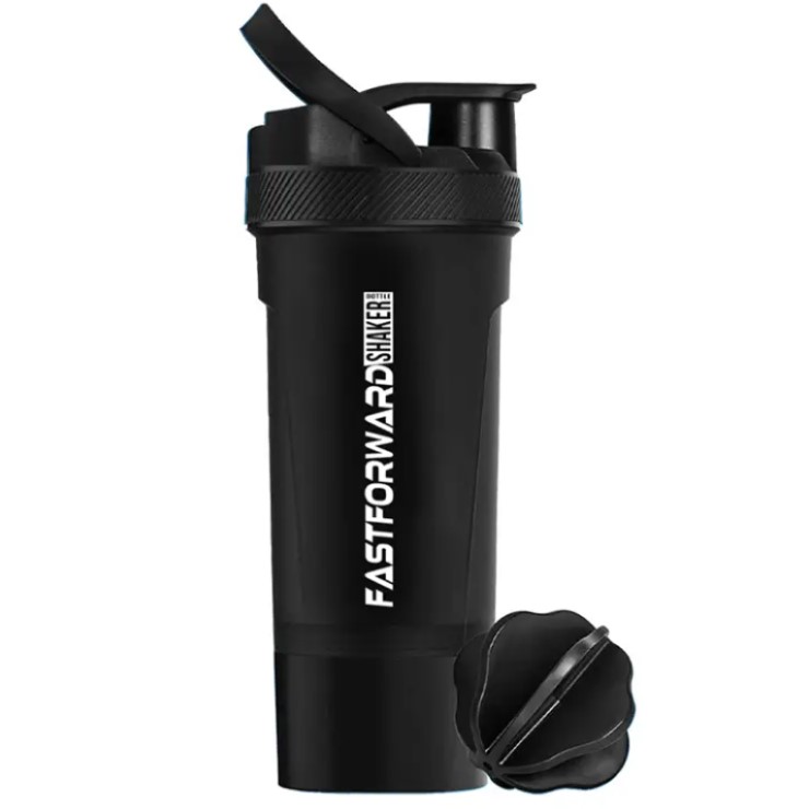 Fast Forward | Shaker Bottle | 700ml | Pill & Powder Compartment