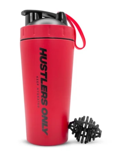 Stainless Steel Shaker Bottle - Red