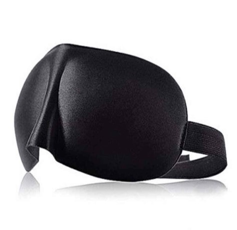 3D Sleeping Eye Mask Cover Kit with Foam and Ear Plugs for Travel Comfort