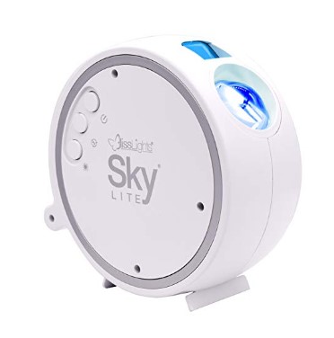 BlissLights Sky Lite - Laser Star Projector with LED Nebula Galaxy for Room Decor, Home Theater Lighting, or Bedroom Night Light Mood Ambiance (Blue,Blue)