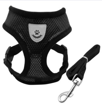 Cat Harness Leash Breathable Harness Set Nylon Mesh Dog Chest Vest for Dogs Puppy Collar Cat Strap Leash Adjustable
