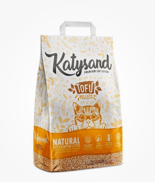 Katysand Tofu Clumping Litter 10 L Natural