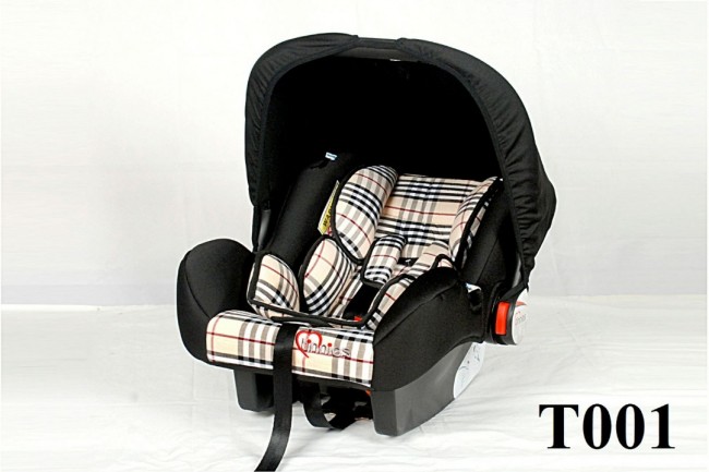 TINNIES BABY CARRY COT Orange Check