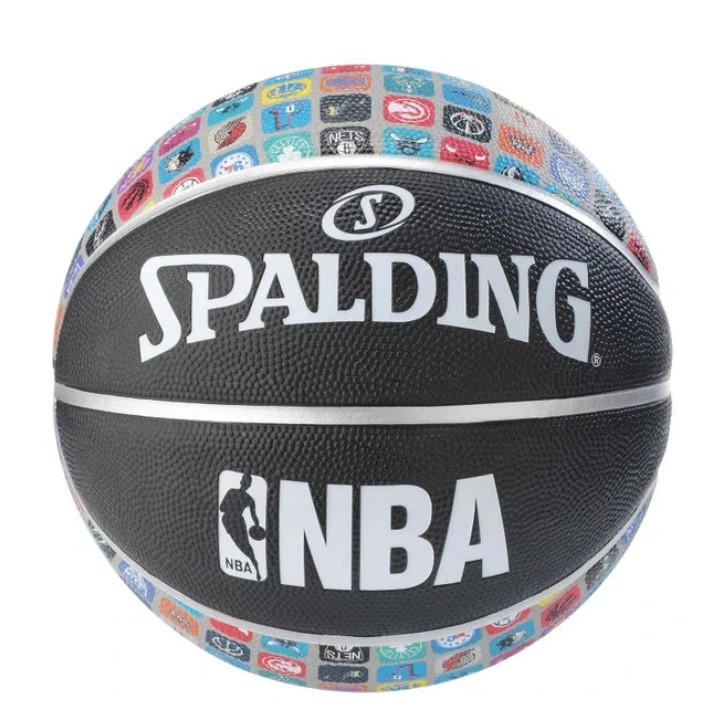 Spalding® NBA Logo Icon Outdoor Basketball