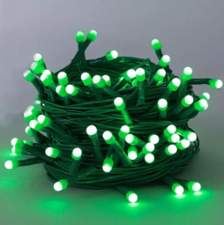 14 August Pakistan Independence LED Fairy String Lights – Green & White Decorative Lights for Home, Balcony, Room & Events (15–20 Feet)