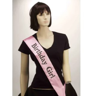 Birthday Girl Sash