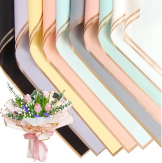 Flower Bouquet Sheet (Pack of 5 Sheets) (58x58cm) , Gift Wrapping Papers, Flower bouquet sheets, Flower wrapping paper, Bouquet Sheets, Gifting Papers, Bouquet Decoration Supplies, Bouquet Paper & Sheets, Flower wrapping