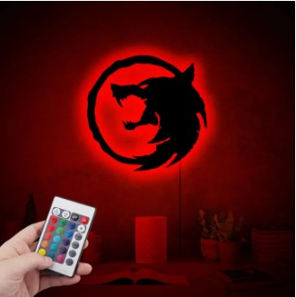 Home Decorations, Gaming room Decorations, Glamour Gali, The Witcher Neon Led Wall Sign,Video Games Gift,Gerald Of Rivia wall art,Birthday Gift,Christmas Gift,Geek Design Gift,Video Game Decor gift